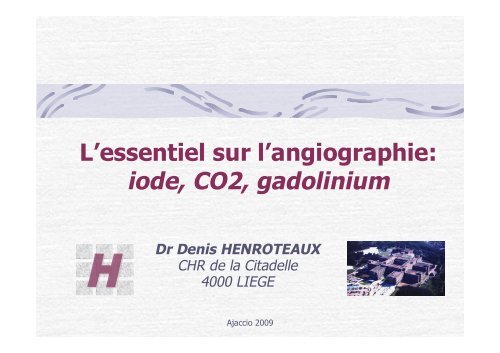 fistulographie artÃ©rielle - SFAV
