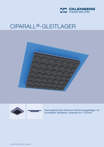CIPARALL®-GLEITLAGER - Calenberg Ingenieure