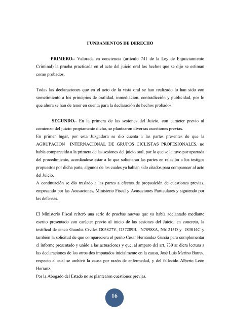 Sentencia del Juzgado de lo Penal nÂº 21 de Madrid, de 29 de abril ...