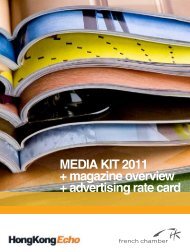 MEDIA KIT 2011 + magazine overview + advertising rate card