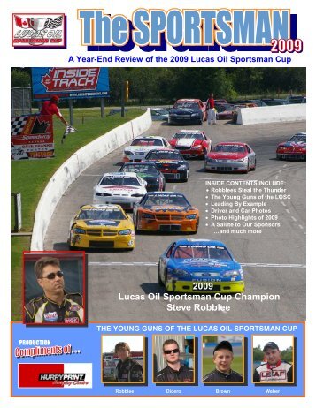 2009 Yearend Newsletter - Lucas Oil Sportsman Cup