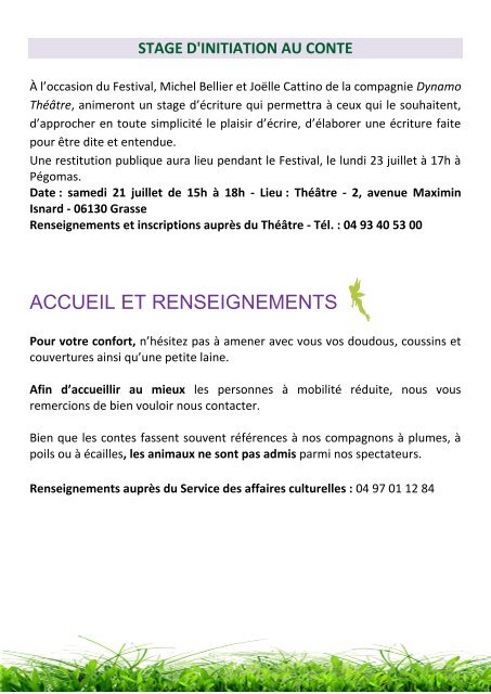 TÃ©lÃ©charger la brochure spÃ©cifique - PÃ´le Azur Provence