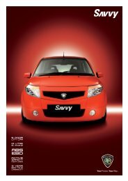 to download Savvy brochure - Proton Cars UK