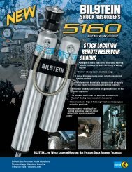 Bilstein Gas Pressure Shock Absorbers ThyssenKrupp Bilstein of ...