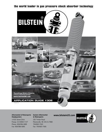 the world leader in gas pressure shock absorber technology - Poulsen