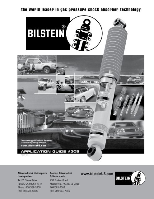 Bilstein B8 Sprint Suspension Front Shock Absorber 24-119818 