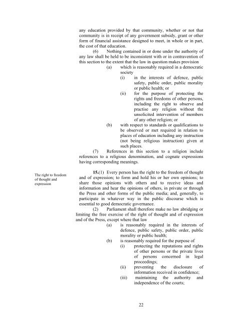 the draft constitution of the commonwealth of grenada