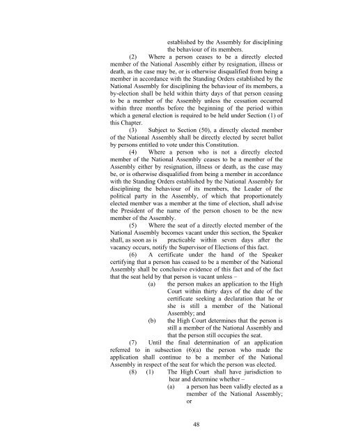 the draft constitution of the commonwealth of grenada