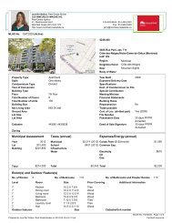 full PDF Listing of Property - MONTREAL Real Estate Investors Group