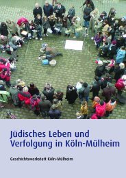 Jüdisches Leben und Verfolgung in Köln-Mülheim