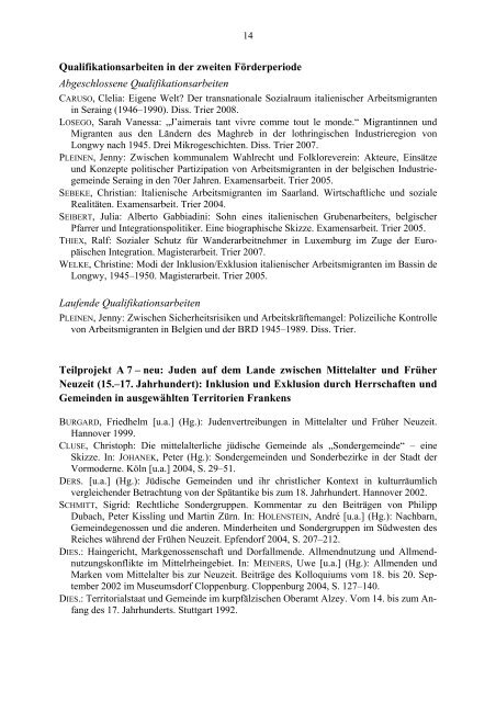 PDF-Format - Fremdheit und Armut - UniversitÃ¤t Trier