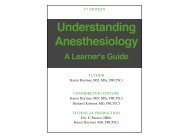 Understanding Anesthesiology - The Global Regional Anesthesia ...