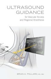 Ultrasound Guidance for Vascular Access and Regional Anesthesia