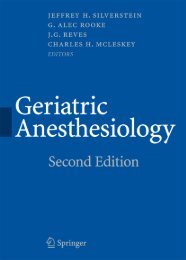 Geriatric Anesthesiology - The Global Regional Anesthesia Website