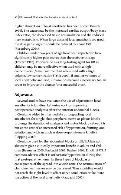 Ultrasound Blocks for the Anterior Abdominal Wall