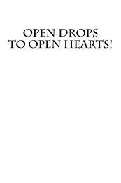 Open Drops To Open Hearts!