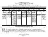 Accelerated CCGPS Coordinate Algebra/Analytic Geometry A