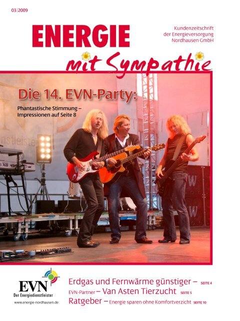 Die 14. eVN-Party: - Energieversorgung Nordhausen GmbH