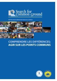 comprendre les différences; agir sur les points communs