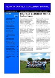 pelatihan manajemen konflik - Search for Common Ground