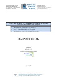 RAPPORT FINAL - Search for Common Ground