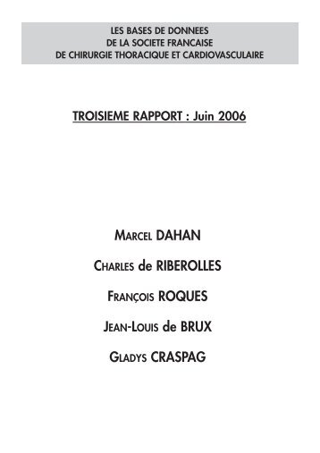 MARCEL DAHAN CHARLES de RIBEROLLES FRANÃOIS ... - sfctcv