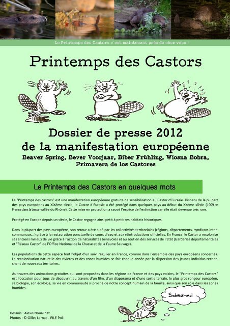 dossier de presse 2012.pub - Le printemps des castors