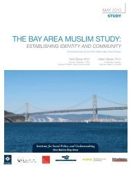 The Bay area MusliM sTudy: - Silicon Valley Community Foundation