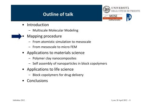 Nano tools for macro problems: multiscale molecular ... - SFGP