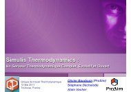 ProSim - Simulis Thermodynamics - Un serveur ... - SFGP