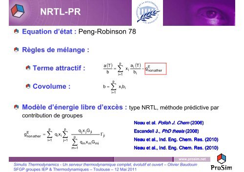 ProSim - Simulis Thermodynamics - Un serveur ... - SFGP