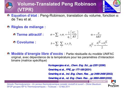 ProSim - Simulis Thermodynamics - Un serveur ... - SFGP