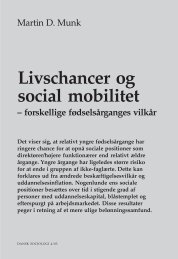 Livschancer og social mobilitet - SFI