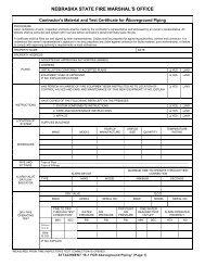 Contractor's Material and Test Certificate for Aboveground Piping