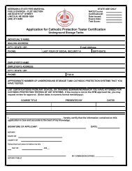 Application for Individual Certification - Nebraska State Fire Marshal