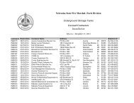 Installation Contractors List - Nebraska State Fire Marshal