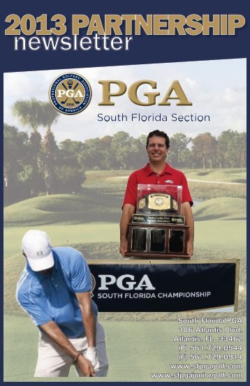 2013 Newsletter - South Florida PGA Golf