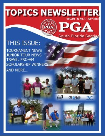 TOPICS NEWSLETTER - South Florida PGA Golf