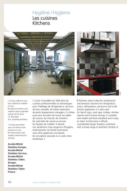 Stainless Steel L'acier inoxydable - Aperam