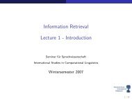 Information Retrieval Lecture 1 - Introduction