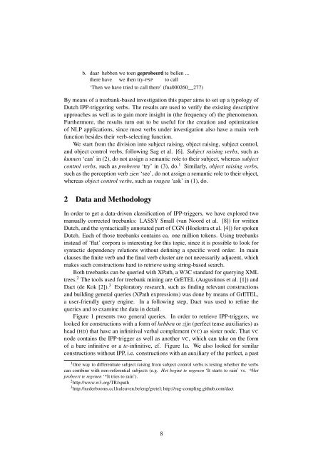 A Treebank-based Investigation of IPP-triggering Verbs in Dutch