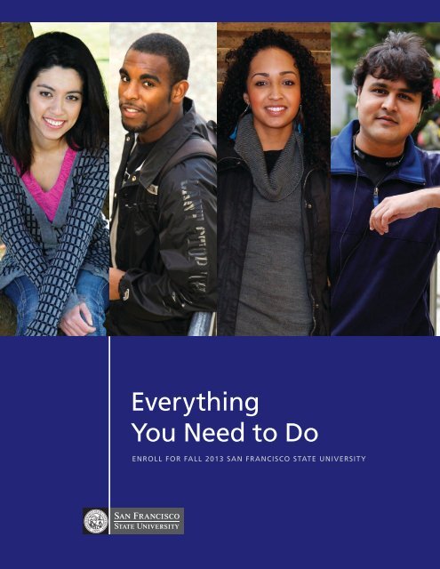 "Everything You Need to Do" PDF. - San Francisco State University