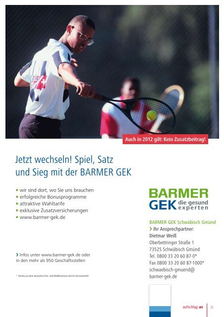 aufschlag as 2012 als pdf - SG Bettringen