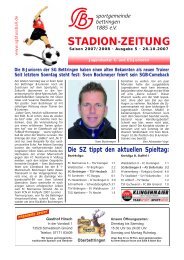 STADION-ZEITUNG - SG Bettringen