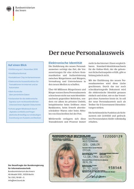 Stadt Bamberg Personalausweis