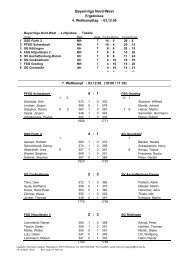 Wettkampf 7 + 8 und Tabelle