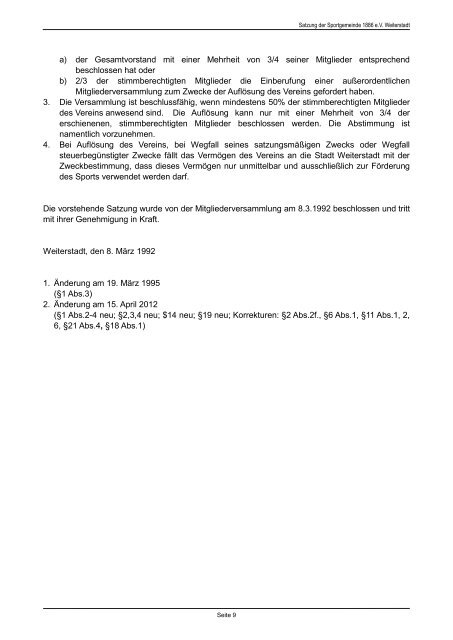 Satzung PDF - SG Weiterstadt