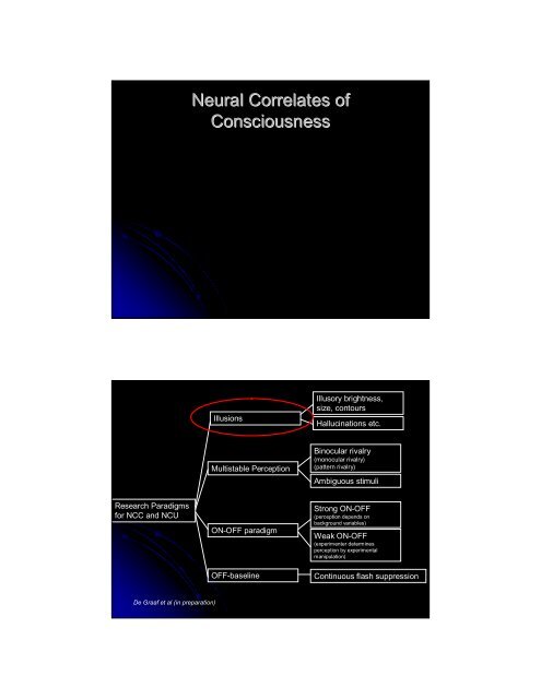 Consciousness in the Human Brain - Maastricht University