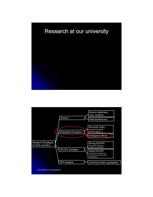 Consciousness in the Human Brain - Maastricht University