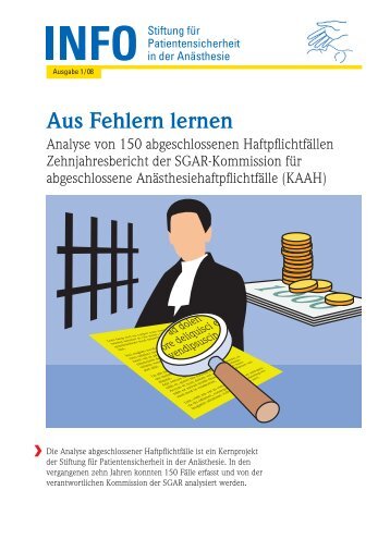 Merkblatt SGAR Aus Fehlern lernen - Stiftung fÃ¼r Patientensicherheit